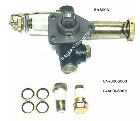 BA8003 - BOMBA ALIMENTADORA MWM/FORD/MB/VOLVO COM COPO E ROLETES