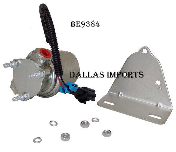 BE9384 - BOMBA ELETRICA 12V CASE New Holland Colheitadeira e Trator Case (CR8094 | CR9060 | CR585 | CR780 | CR790 | CR680 | CR890 | TC57 | TC5070 | 2566 | 2399 | 2388 | 2688 | 2799 | 7010 | 8010) Ano 2006 a 2015 Com Base e Chicote