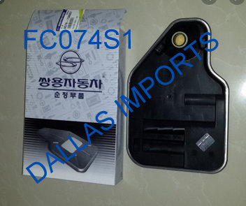 FC074S1 - FILTRO DO CAMBIO MODELO M74 & M78 ***6 MARCHA***  SSANGYONG  ACTYON SUV 2.0 DIESEL  ACTYON SUV 2.3 GASOLINA / ACTYON SPORT ATE 2011  KYRON 2.0