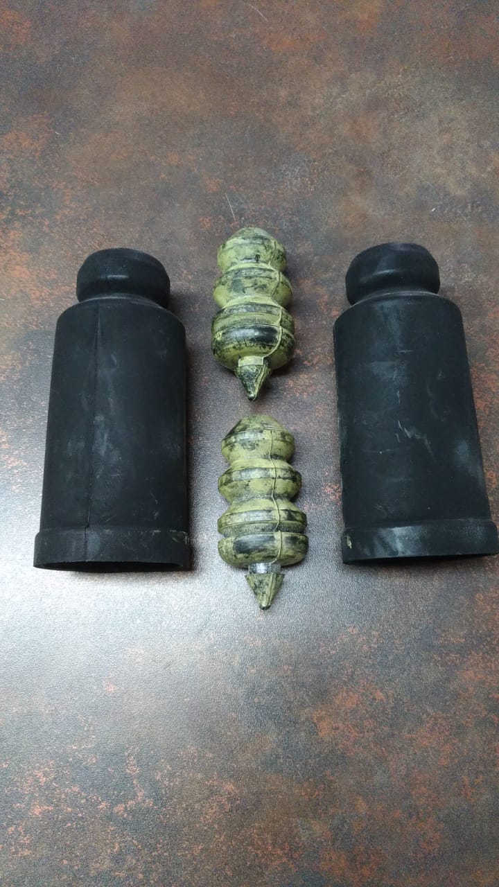 KB07 - KIT BATENTE AMORTECEDOR TRASEIRO DO CHERY FACE.