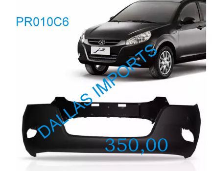 PR010C6 - PARACHOQUE DIANTEIRO DO JAC J3 *** sem grade *** PRETO