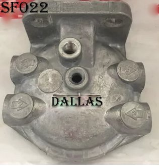 SF022G- CABEÇOTE/SUPORTE/SEDIMENTADOR DO FILTRO ALUMINIO PARA FILTROS CAV 296/796 ENTRADA 14MM (FIXAÇÃO PARAFUSO CENTRAL)  rosca 1/2