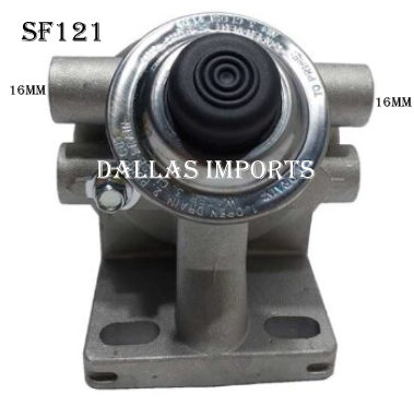 SF121 - CABEÇOTE DE FILTRO DIESEL REFORÇADO COM BOMBA HAND PRIME - MWM / SCANIA/ VOLVO - FH320-R- TIPO BOSCH PRK - ENTRADAS M161,5