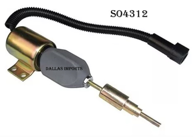 SO4312I2 - SOLENÓIDE DE PARADA Corte Combustível - Plug Redondo 04 Pinos PLICAÇÃO: VW Todos Motor MWM X10 VW MWM: 13180 15180 17210 17220 23210 VW CUMMINS: 14220 16170 16220 16300 24220 24250 35300 40300 / Constellation 24250