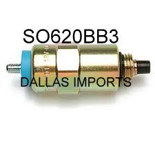SO620BD2 - SOLENOIDE DE PARADAPERKIS, CUMMIS, KOMATSU,CASE, FIATALLIS,IVECO,MASSEY, PERKINS,BOMBAS DIESL DELPHI,FORD NEW HOLLAND, PEUGEOT, RENAULT