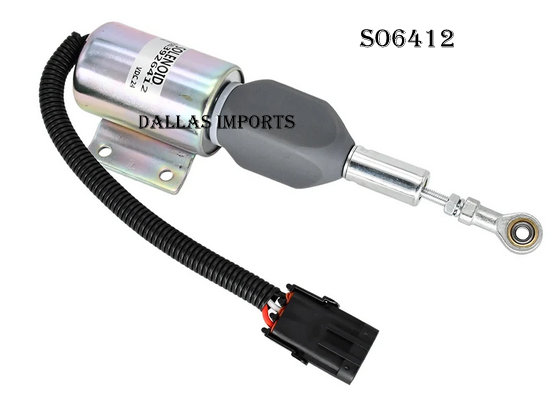 SO6412I2 - SOLENÓIDE DE PARADA 24V CUMMINS: 6CT HITACHI: INDUSTRIAL, SERVIÇO PESADO