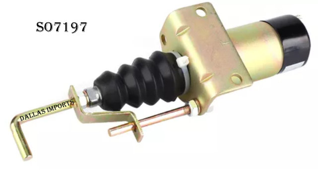 SO7197I2 - SOLENOID PARADA 12V para Yanmar / Kubota / Bobcat / John Deere / lister Petter