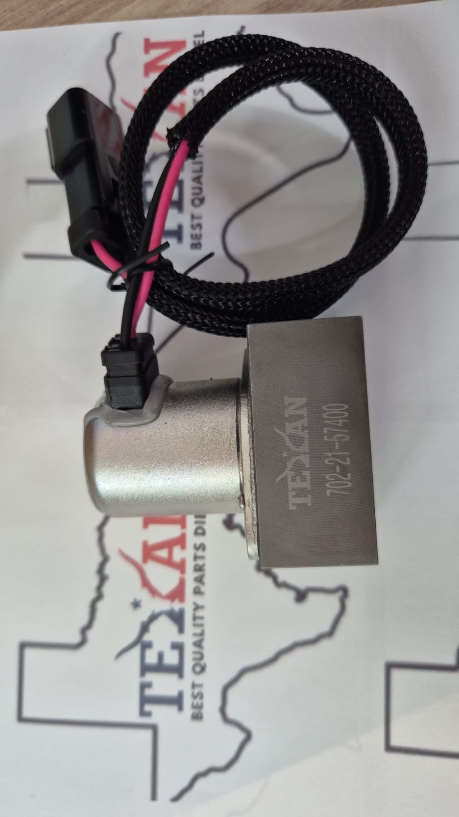 SO7400T9 - 702-21-57400 SOLENOIDE/VALVULA/SENSOR HIDRAULICA KOMATSU PC200-7 PC210-7 PC200-8