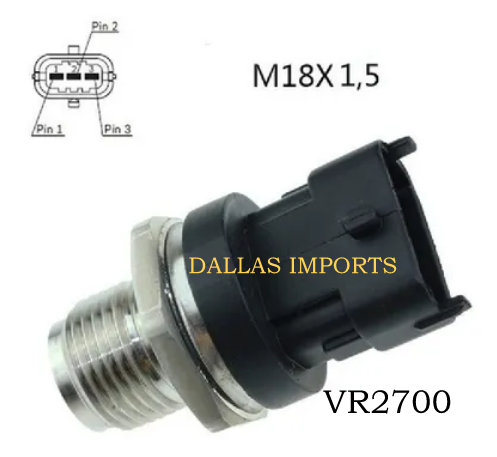 VR2700I2 - Sensor Pressão Flauta Common Rail Sprinter Cdi 311 313 312  2002, 2003, 2004, 2005, 2006, 2007, 2008, 2009, 2010, 2011, 2012 , 2013 , 2014