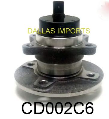 CD002C6 - CUBO DE RODA TRASEIRO COM ROLAMENTO E ABS 4 FUROS JAC J2 2012 1.4 16V 2012 ATÉ 2016