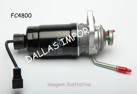 FC4800O3 - CONJUNTO FILTRO DE COMBUSTIVEL HYUNDAI  hr 2.5 16v kia bongo k2500 crdi 16v 2012/13-2021 31970-4800